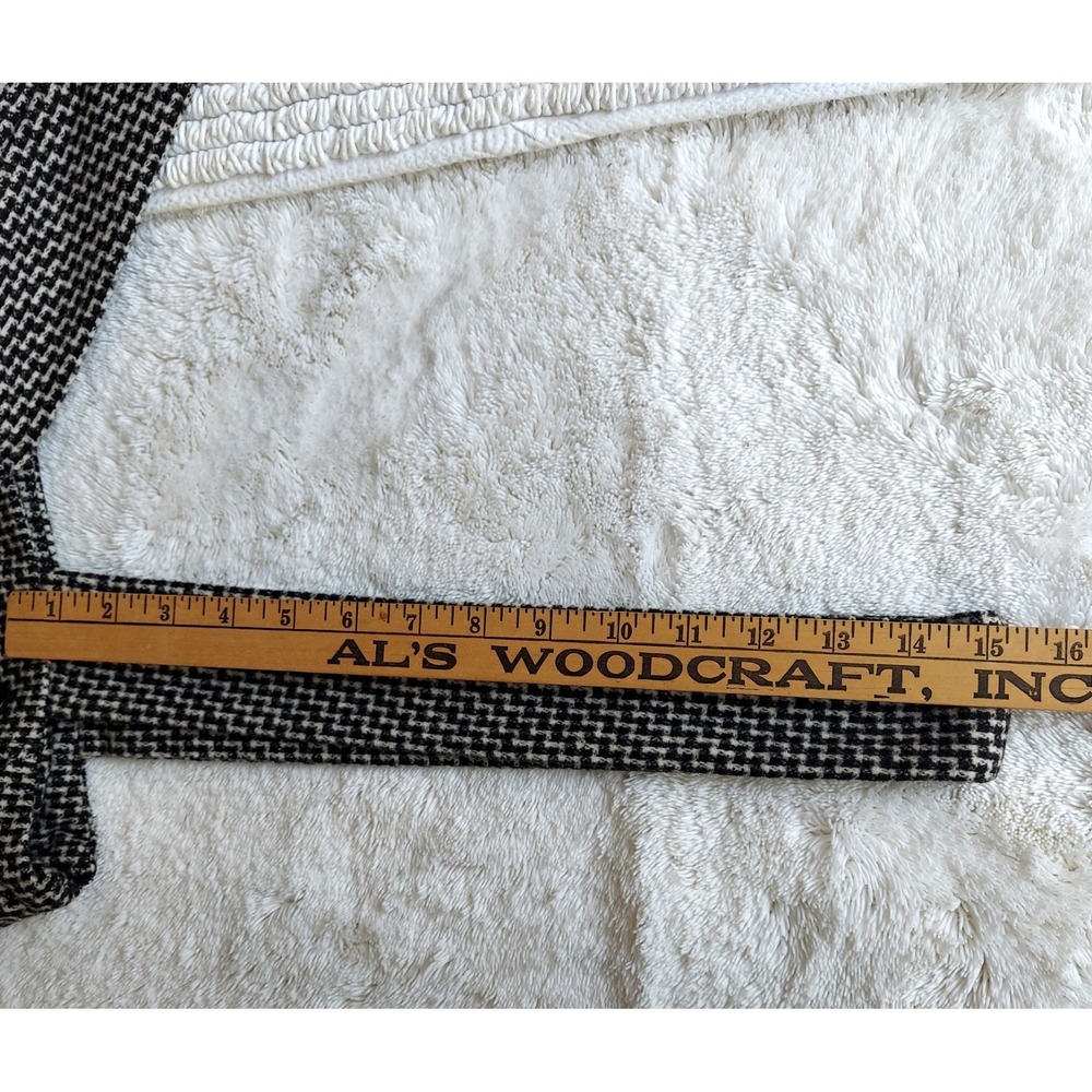 Forever 21 Houndstooth Pinafore Mini Dress S Suspender Preppy Academia Black‎ - Picture 12 of 14